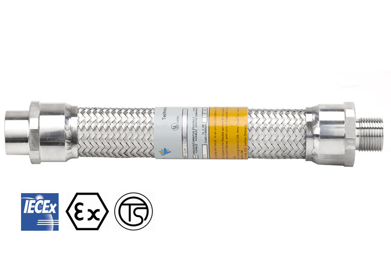 Explosion Proof Flexible Coupling (UL / IECEx)
IECEx Explosion Proof Flexible Coupling, Flameproof Type, Male to Female End Fitting, KF--GJH-F/M Series is certified with explosion proof standard, ATEX / IECEx. 
#liquidtight #metalconduit #conduit 
buff.ly/3PQXOIh