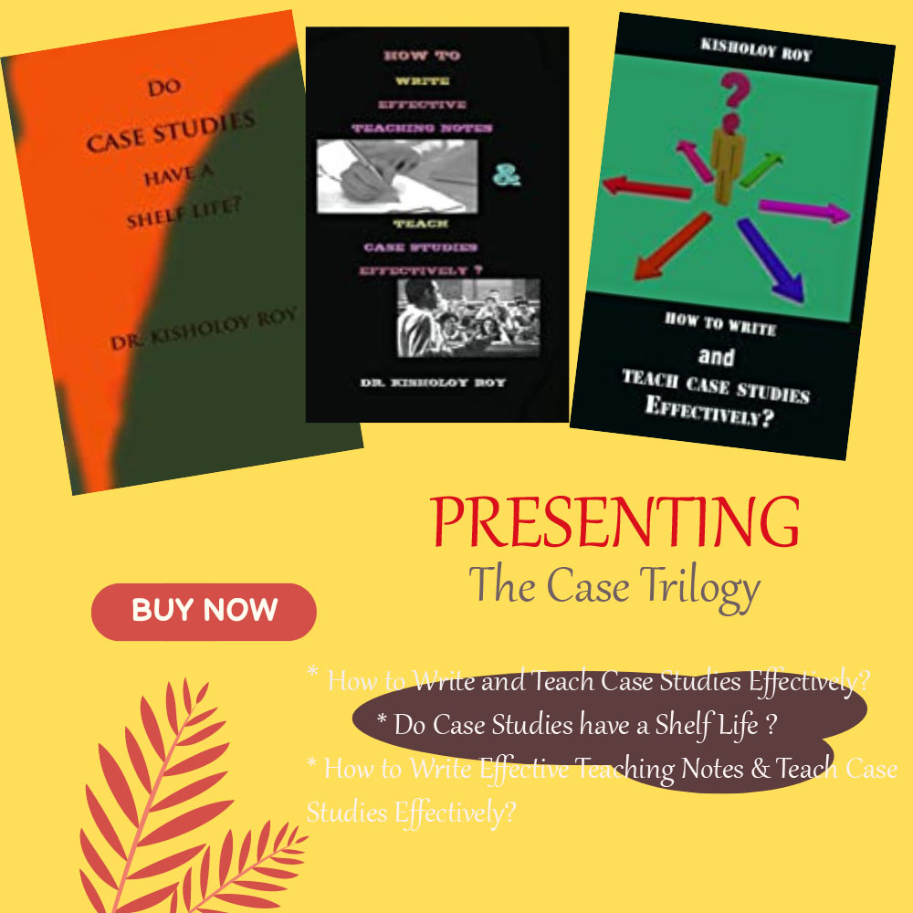 A wholesome learning on case development, case management and teaching.

Books available on #amazon #flipkart #pothi and all other online book stores

Get your copies NOW...
rb.gy/n6gdg

#casestudy #casewriting #caseteaching