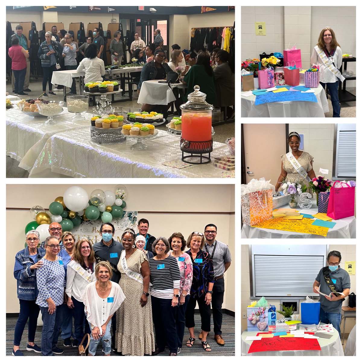 Happy Retirement to our very own: Mr. V, Mrs. Eyman & Ms. Shepherd🎉 They served our school for a combined 51 years…ALL at @EilandKISD & ALL in @KleinISD 👏👏👏 It was great to celebrate with many former & current Eiland Family. We will miss you and wish you well🐬 #KleinFamily