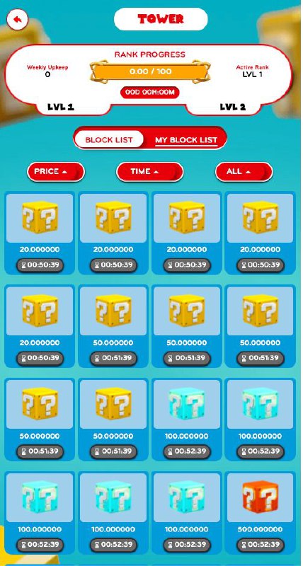 THE TOWER is locked and loaded

Ready to win a mystery prize hidden within these blocks?

#generationalwealth #areyouready #gamestart