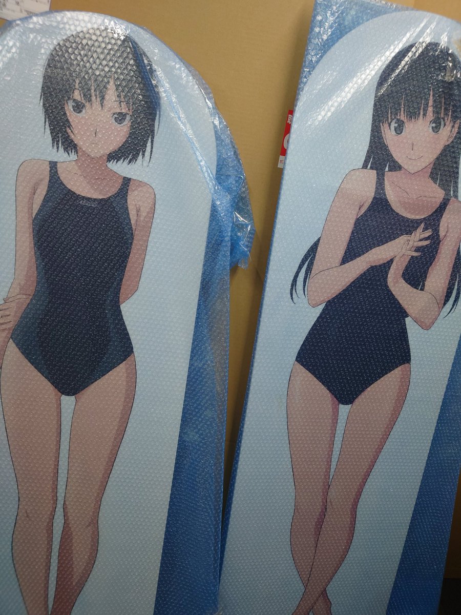 玄関にでかい荷物が置いてあるなーと思ったら、これ着せ替え等身大パネルのやないけ！(すっとぼけ
