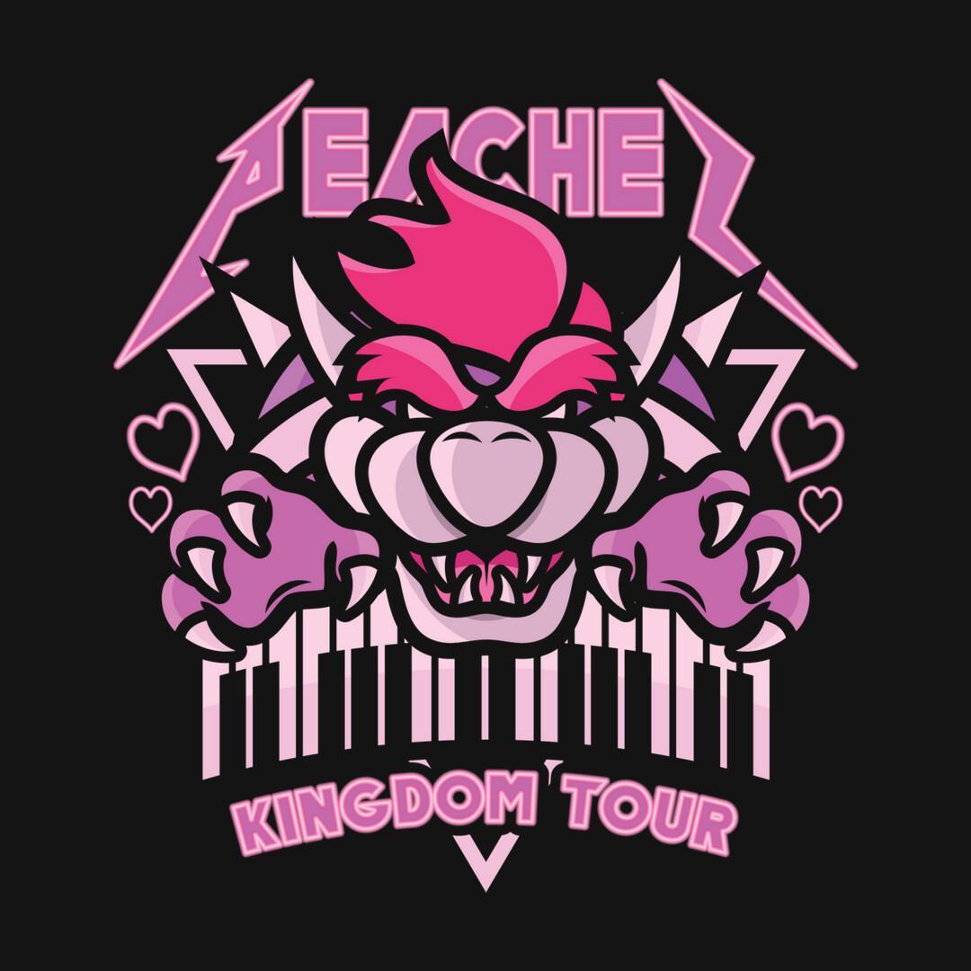 teefury's tweet photo. THE DAILY | “Peaches Tour” by #jrberger starts at just $13 today only at #TeeFury! ⚡
https://t.co/V9bAOdIcdo
#tees #tshirt #coolshirts #popcultureshirts #graphictee #shirt #thesupermariobrothers #movie #bowser #peaches #music #tour #peachessong #piano https://t.co/FxbbkvS5o2
