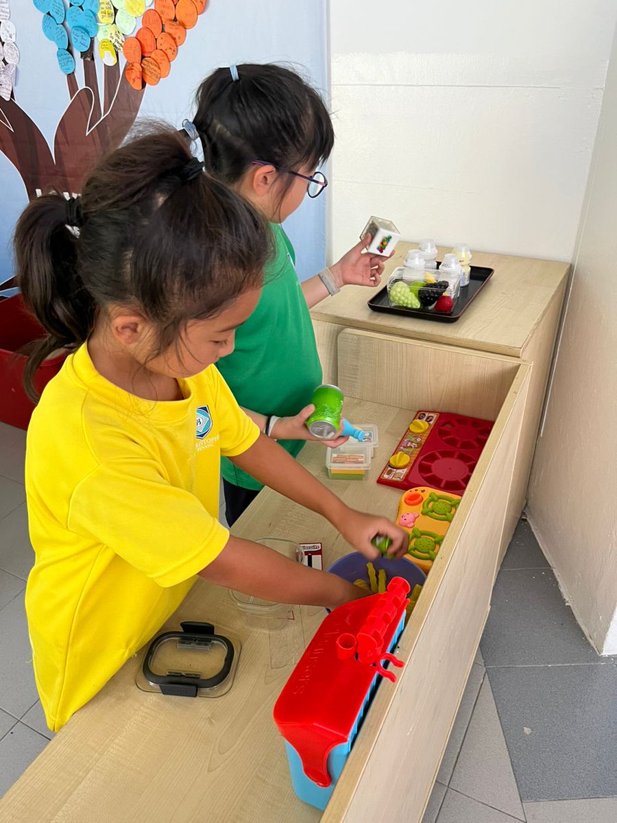 OpalScips's tweet photo. Even though we've had to change our play because of extreme heat in Malaysia, we found time to make our cafe with a menu, vip pricing and excellent service including a massage while your queuing @OPAL_CIC #OPALSchools #scips https://t.co/Bmo0zKiFd3