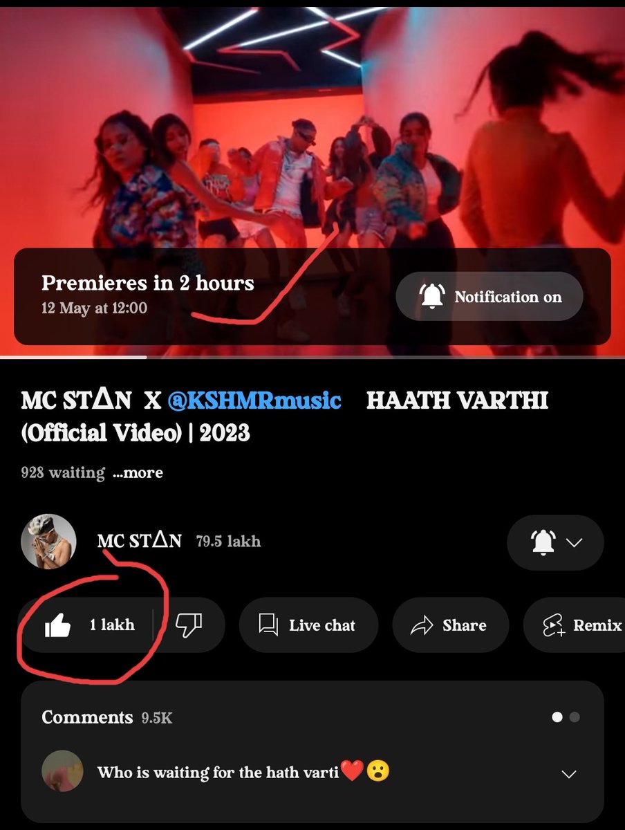 Records Records 
I Don't Like Records 
I Avoid
But Records Likes Me 
I Can't Avoid ❤️‍🔥❤️‍🔥

Release Hone Se 2Hrs Pehle Hi 100k Likes Completed ❤️‍🔥🥵🥶

#MCStan
#HaathVarthi