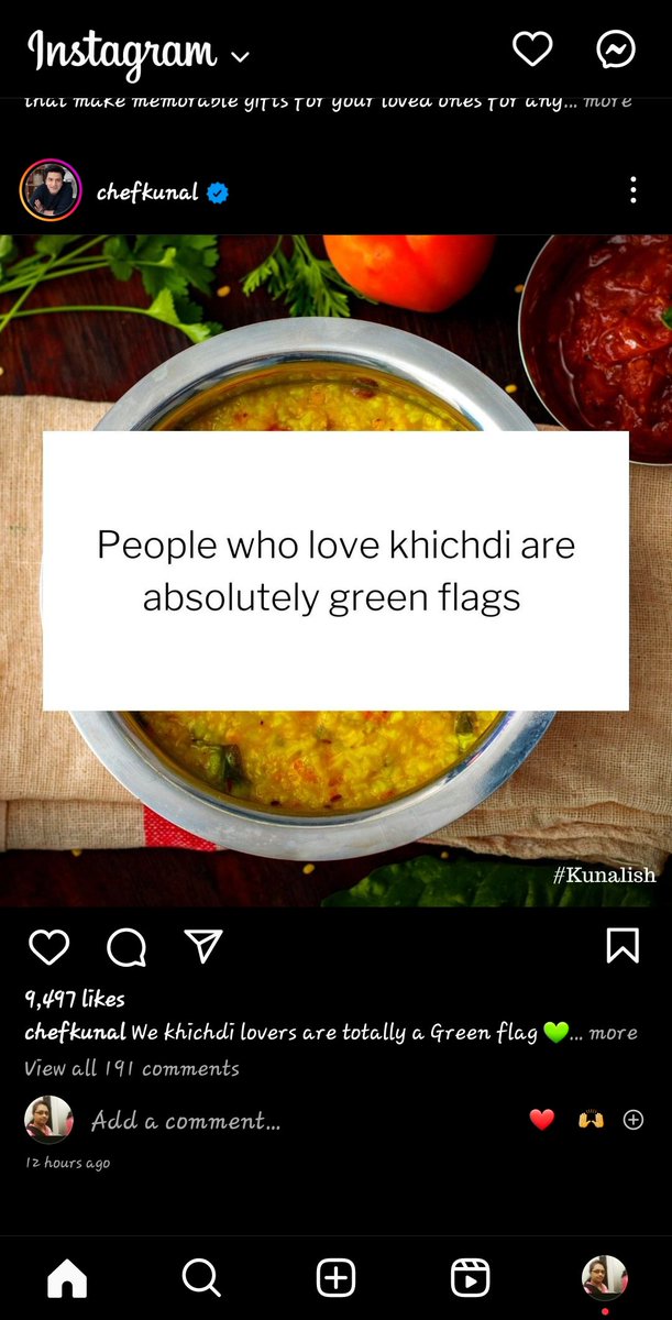 And #ChefKunal says this ... Any vishesh tippani #Anupamaa #AnujKapadia FD walon?