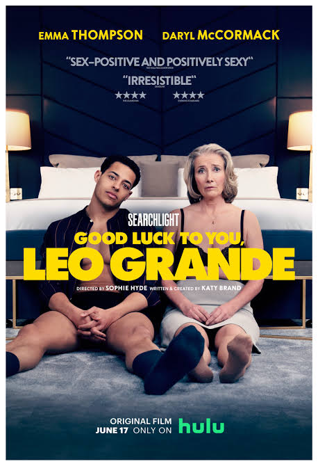 Retired widow Nancy Stokes hires a good-looking young sex worker called Leo Grande, in the hope of enjoying a night of pleasure and self-discovery after an unfulfilling married life.

#GoodLuckToYouLeoGrande (2022) by #SophieHyde, now streaming on @PrimeVideoIN.