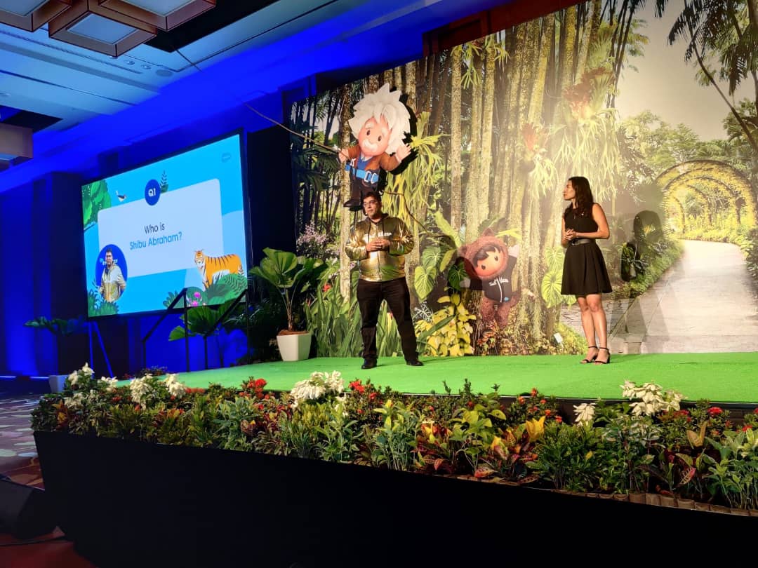 Had a great time being a guest speaker at @Salesforce World Tour Essentials yesterday in Singapore. Enjoyed the AI+Data+CRM themed keynote, sessions and networking. Waiting to try out Einstein GPT soon! #MarketingChampions