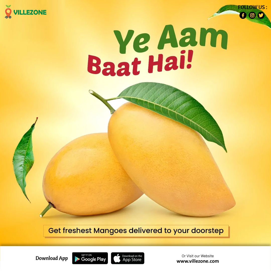 Ye Aam Baat Hai!
#villezone #mango #villezonefruits #ordernow #freedelivery #surat #suartcity