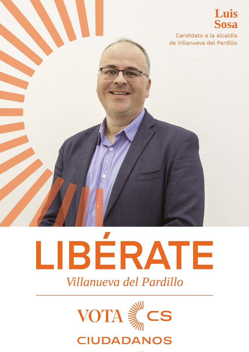luissosagaye's tweet photo. Juntos somos mejores!. 
Por eso junto Vecinos por el Pardillo, formamos una lista única para trabajar de nuevo en @Cs_Pardillo por y para #VillanuevadelPardillo 
Honradez, coherencia y sentido común. https://t.co/PAECbpcXLV
