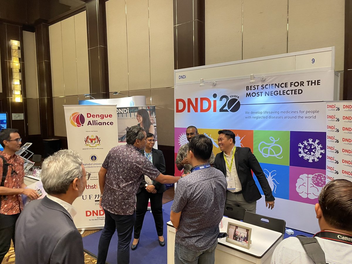 AiezatFadzell's tweet photo. Appreciate the visit, @Khairykj , to @DNDi booth at #CRMTrialConnect2023! Productive talks on expanding Dengue portfolio in 🇲🇾 &amp; the significance of point-of-care testing for patients. Collaboration for improved healthcare continues!

@JMP_DNDi @TilakbabuR @ClinicalRsrchMY https://t.co/DpzNTcke18