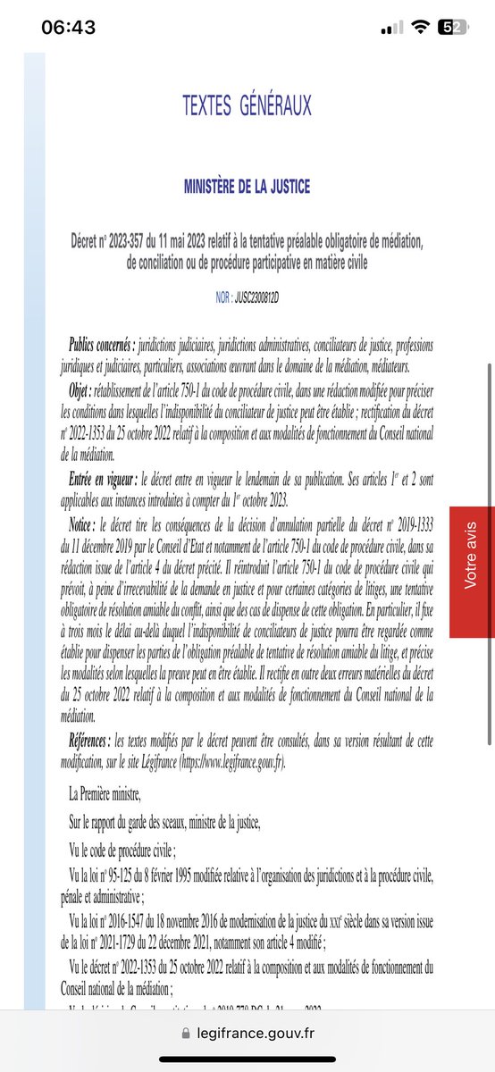 On s’y attendait, le voilà ! À nouveau la tentative préalable obligatoire…