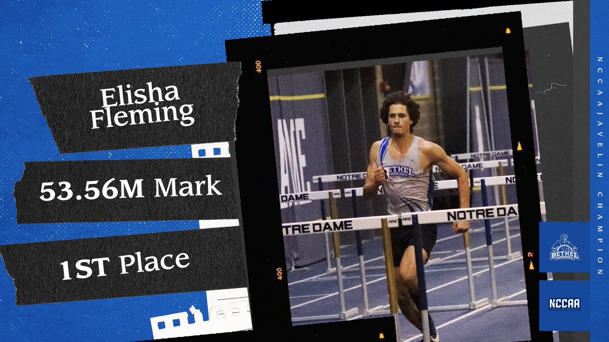 Congrats @bupilotstf Elisha Fleming on winning the Javelin in the NCCAA Championship! #anchorup