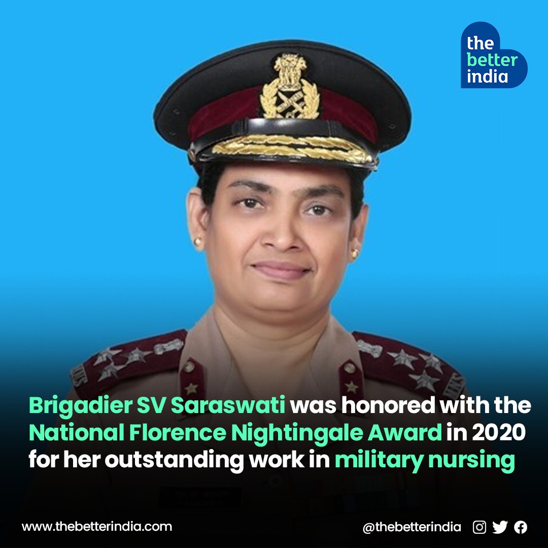 The National Florence Nightingale Award, the highest national distinction a nurse can achieve, was conferred upon Brig SV Saraswati, deputy director-General of the Military Nursing Service (MNS) for 2020.

#internationalnurseday #nurse #proudmoment