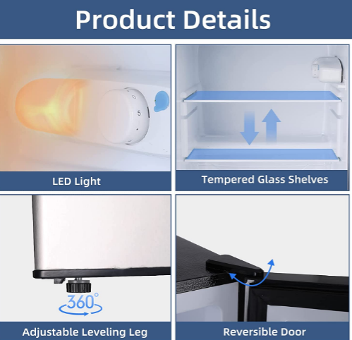 Katlynn10311712's tweet image. Perfect for use in small apartments, dorm rooms, bedrooms, offices, and even vehicles!
amzn.to/42u0YbU
#BangsonMiniFridge #SmallFridge #CompactFridge #MiniFridgeWithFreezer #EnergyEfficient #ApartmentLiving #DormRoomEssentials #OfficeFridge #SpaceSaver
#ConvenientStorage