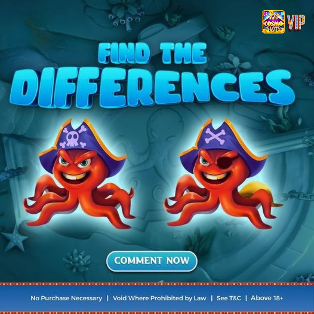 cosmoslotsvip's tweet image. CosmoSlots VIP Online Puzzle
ONLINE CASINO INVITE CODE: 8QYUZT
Sign Up Now: cosmoslotsvip.com/sign-up
Can you spot the differences? 🔎🤔
Comment Your Answer Below💬
#cosmoslotsvip #puzzle #puzzlegame #puzzlechallenge #puzzlelover #FindTheDifferences #SpotTheDifferences #PuzzleTime