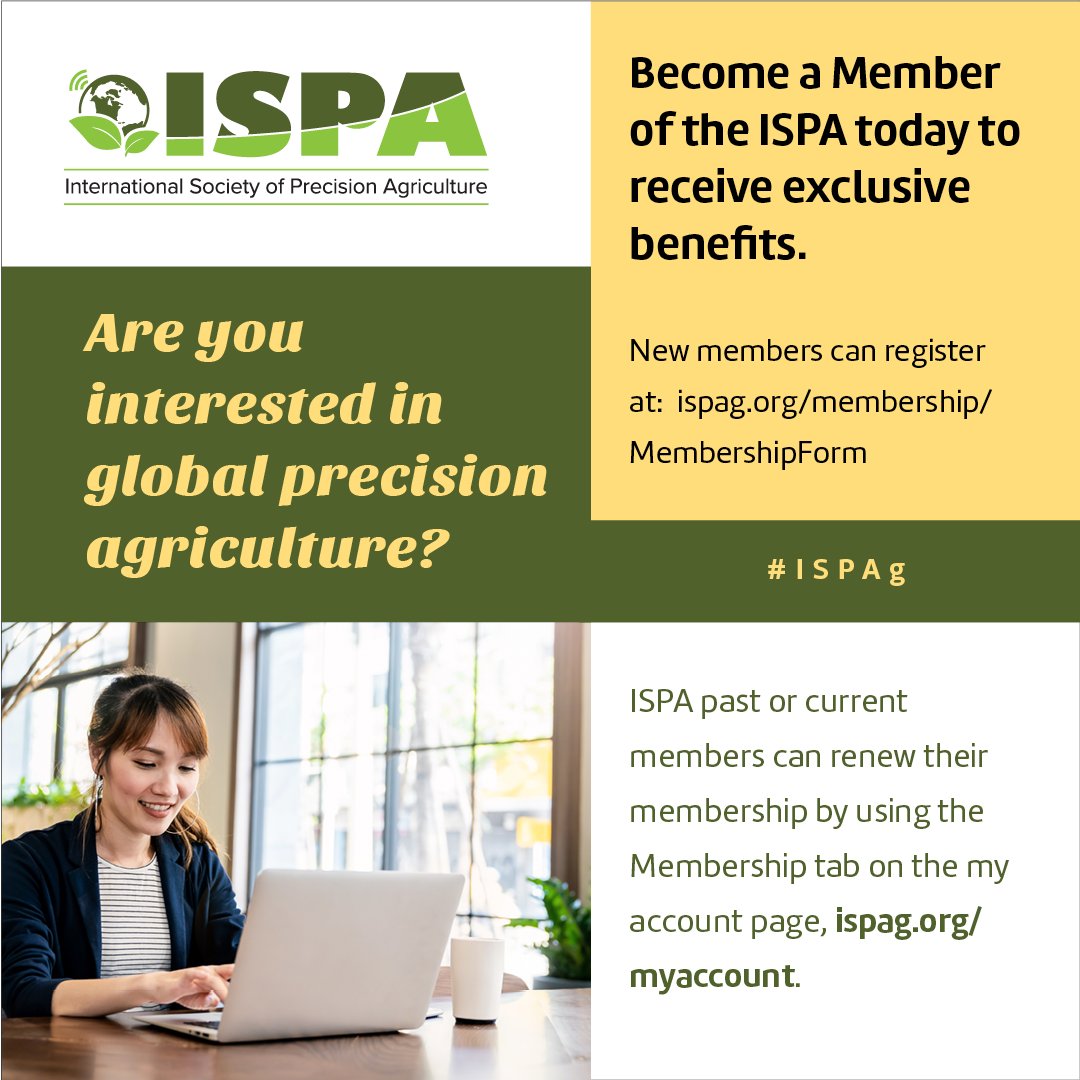 Become a Member of the ISPA today to receive exclusive benefits.
New members can register at: ispag.org/membership/Mem…
ISPA past or current members can renew their membership by using the Membership tab on the my account page, ispag.org/myaccount. 
#ISPAg
