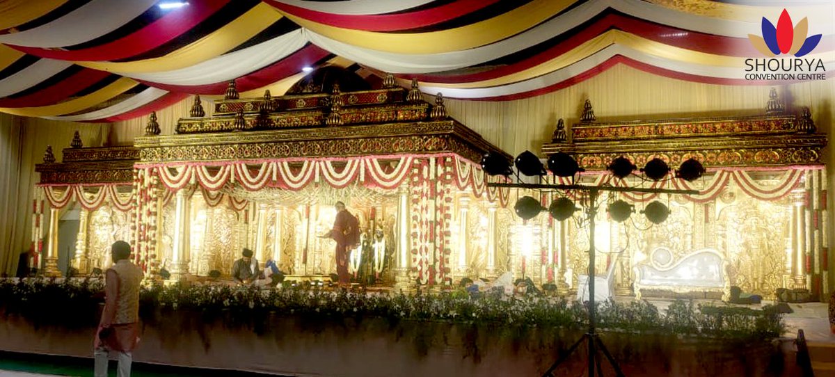 SCC_hyd's tweet photo. "The highest happiness on earth is the happiness of marriage."
#shouryaconventioncentre #Convention #ConventionCentre #celebrations #wedding #bestplace #bestconvention #bestcouple #bride #groom #love #weddingday https://t.co/Y8tOOwpc38
