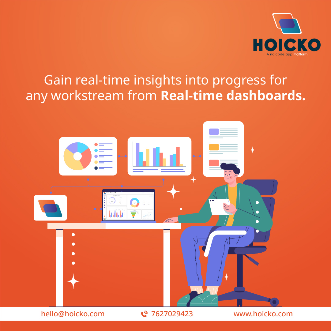 hoicko_official's tweet photo. With personalized #Hoicko #dashboards, you can quickly assess your data and make strategic decision-making easier. #nocodeapp #hoickotechnologies #oneappforall #personalisedDashboards #workloadmanagementsoftware #teammanagementtoolinIndia #Freenocodeapp #worktaskmanagementapp https://t.co/P8p4bX38mB