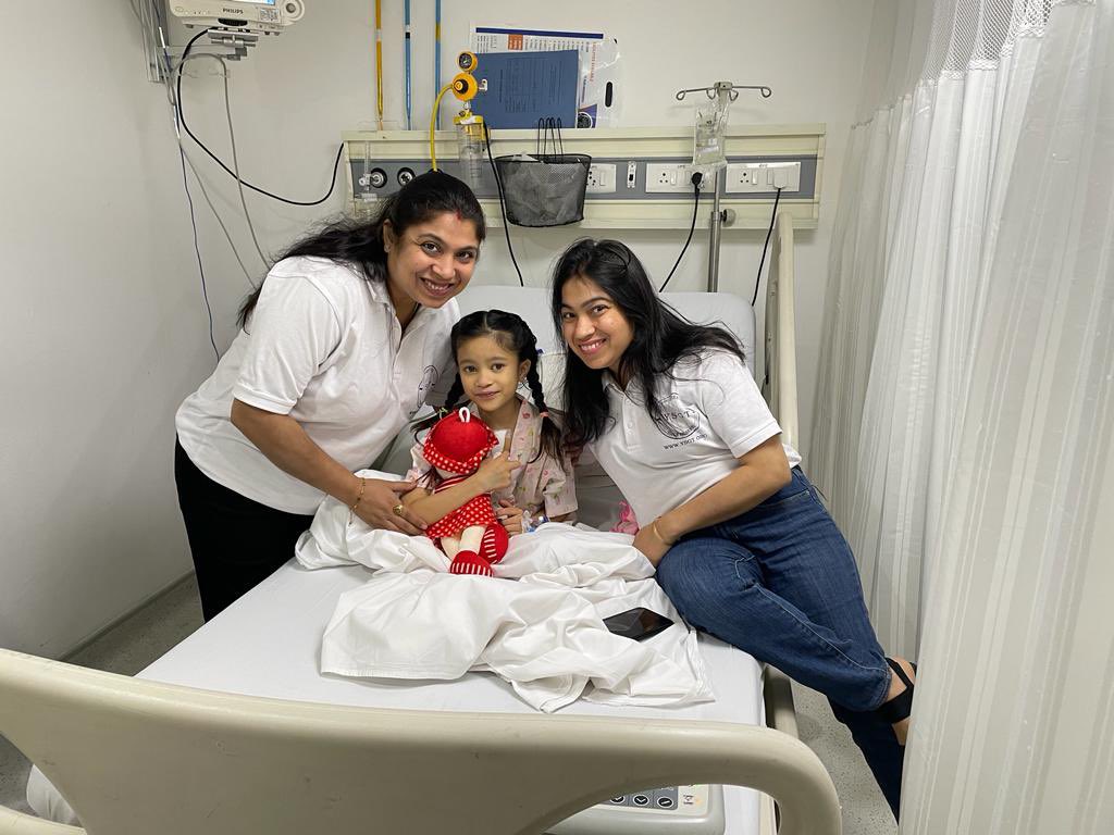 YSGT_ORG's tweet photo. Yogiraj Sarkar Godariwale Trust sponsored complicated Heart surgery of Patient Anisha aged 10. Happy to see innocent 😀
Dr Aseem Srivastava and his team from Artemis Hospital conducted Rastelli operation with Unifocalisation of pulmonary arteries on 2 nd May, 2023 #childwelfare https://t.co/tRewqoRGkZ