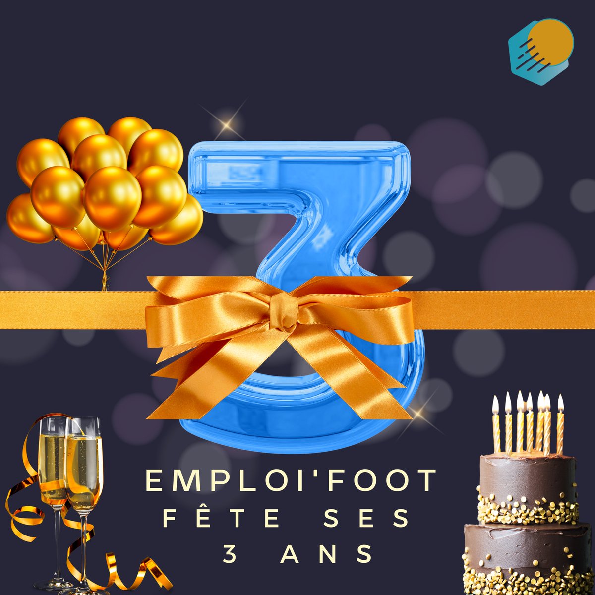 [Anniversaire 🎂]

Emploi’Foot fête aujourd’hui ses 3 ans 🥳

Depuis nos débuts sur les réseaux sociaux en 2020 jusqu’à la sortie de notre site Internet en janvier dernier, le temps sera passé très voire trop vite 🏎️

#emploifoot #anniversaire #birthday #football