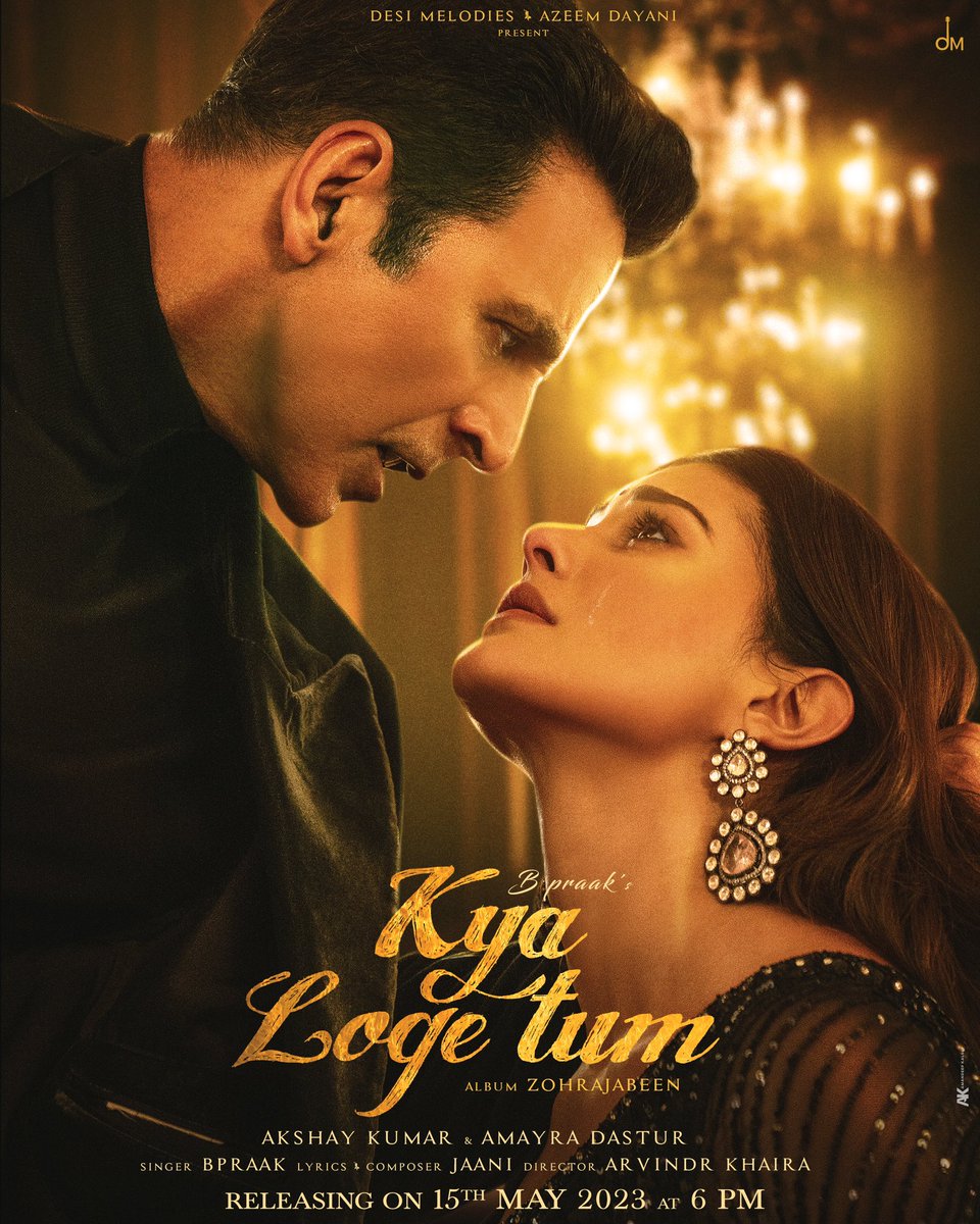 HetTannaHere's tweet photo. The team of #Filhaal & #Filhaal2 is back !!
#AkshayKumar , #BPraak , #Jaani & #ArvindrKhaira collaborate for an another time , with #AmyraDastur joining the team this time !!
#KyaLogeTum - Song releases on 15 May @ 6 PM ...
@akshaykumar https://t.co/fwASikn4pS