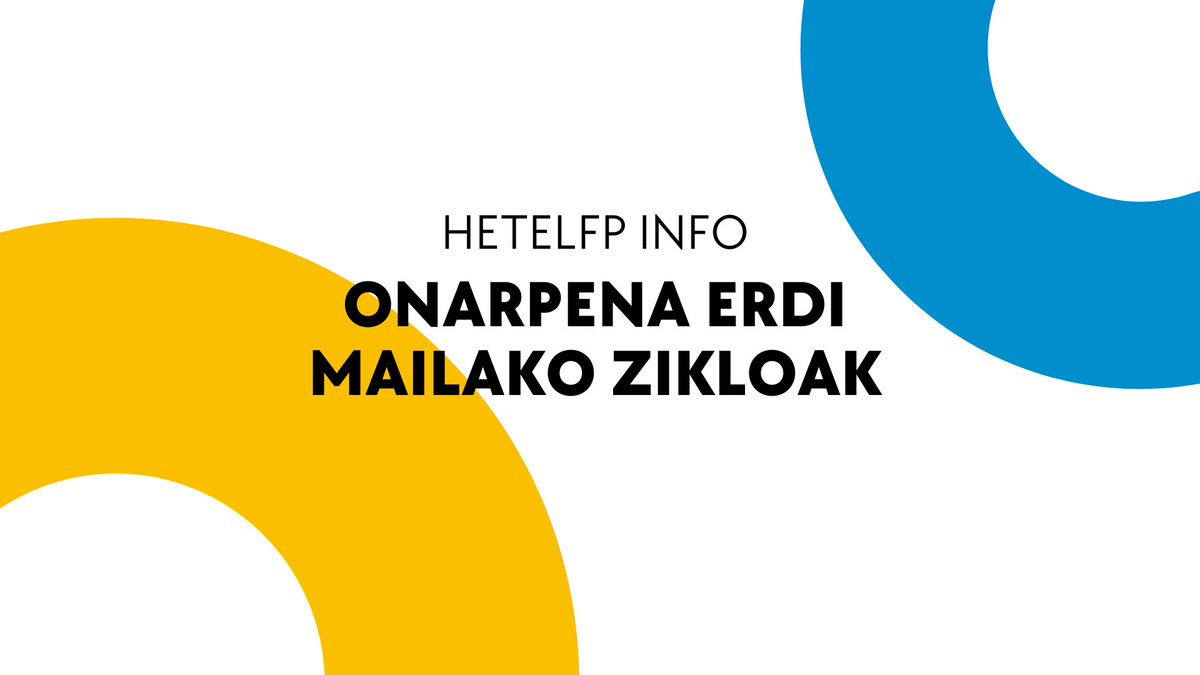 HETELFP's tweet photo. ATENCIÓN!! ¿Sabes cuáles son las #condicionesdeacceso a #gradomedio ? En este vídeo te lo explicamos: https://t.co/2u7aQf56KW . Recuerda que el plazo de #prematrícula en #FP es del 8 al 26 de #mayo . Más información https://t.co/5mrnfPsz9v . Abantean! https://t.co/lT5v6G95aE