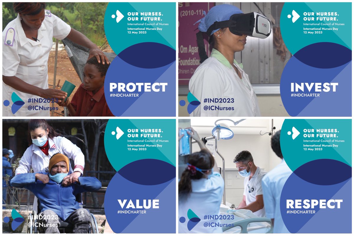 Happy International Nurses Day to all the Nurses around the world. “Our Nurses. Our Future.”
Honoured to work alongside these experts who contribute to the experiences of our patients, their carers/family and our colleagues. Here’s to the future! 🙏🏼👩🏾‍⚕️👨🏽‍⚕️🏥🎉❤️ #IND2023 #INDCharter