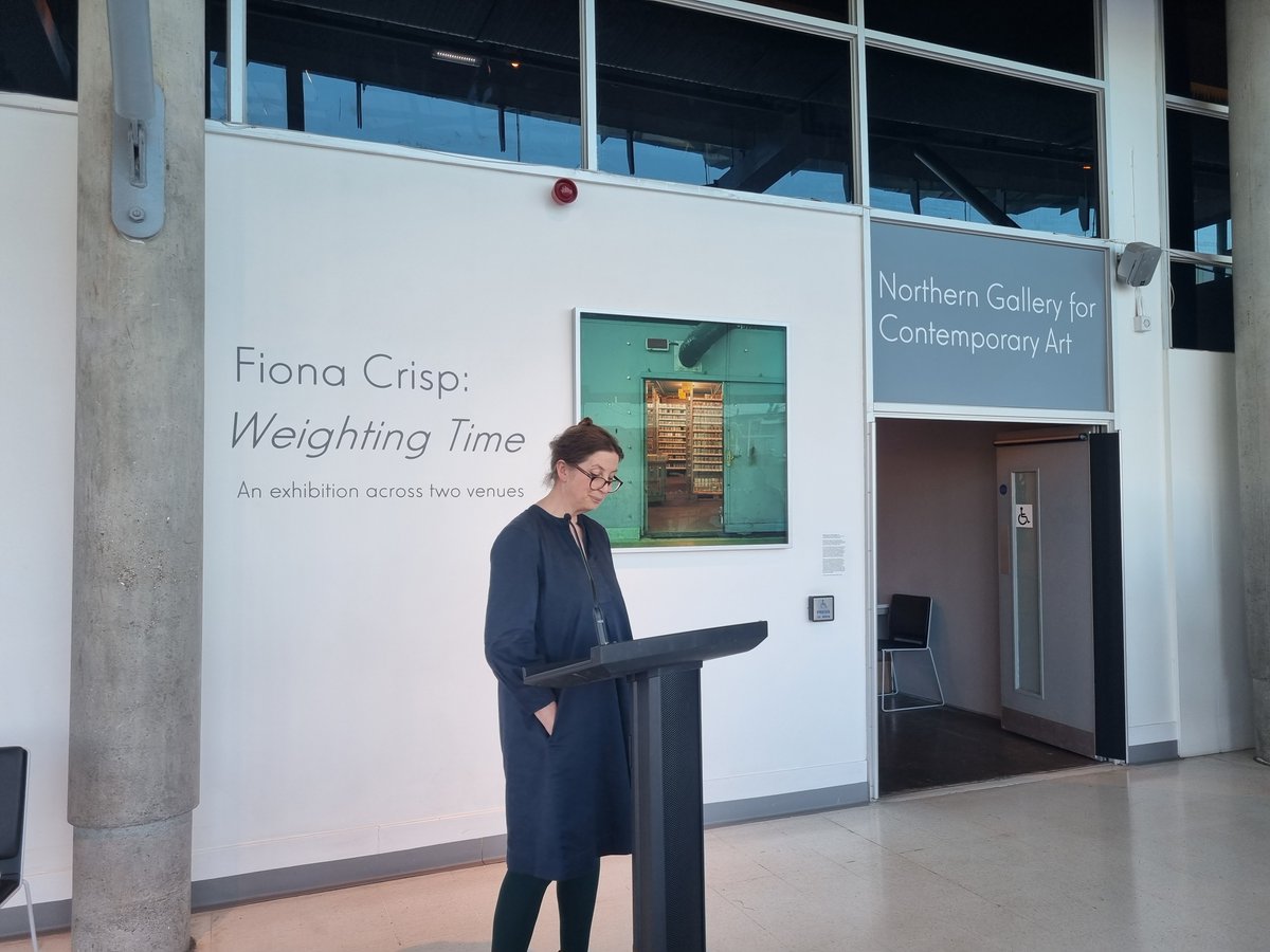 We had a great time last night at our special view of Fiona Crisp: Weighting Time across <a href="/SundMuseum/">Sunderland Museum</a> and here at Northern Gallery for Contemporary Art!

Thank you to everyone who came!