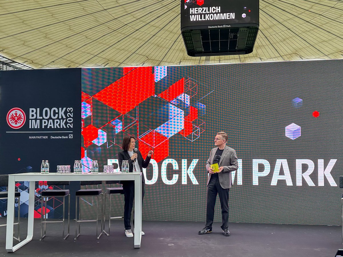 NewMark Communications (@newmarkfinkom) on Twitter photo NewMark-Moderationsduo bei #BlockImPark 🎉
<a href="/HubertusVth/">Hubertus Väth</a> und @KerstinLeitel haben gestern die zweite Ausgabe der #Blockchain Konferenz Block im Park der <a href="/Eintracht/">Eintracht Frankfurt</a> #Frankfurt moderiert und mit den Panelteilnehmenden Themen von #AI bis #DeFi diskutiert.
Great job, ihr beiden! 👏 NewMark-Moderationsduo bei #BlockImPark 🎉
<a href="/HubertusVth/">Hubertus Väth</a> und @KerstinLeitel haben gestern die zweite Ausgabe der #Blockchain Konferenz Block im Park der <a href="/Eintracht/">Eintracht Frankfurt</a> #Frankfurt moderiert und mit den Panelteilnehmenden Themen von #AI bis #DeFi diskutiert.
Great job, ihr beiden! 👏