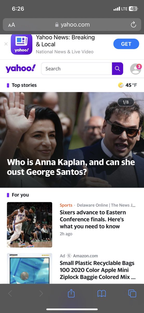 WriteToReel's tweet photo. @975TheFanatic Yahoo lives in an alternate reality https://t.co/ekCFT3d2RU
