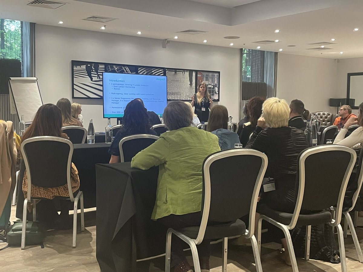 am_safeandtog's tweet photo. Wonderful to hear about the role of implementation leads in 11 London Boroughs. So critical to embed sustainable systems change. #STEU23 @STIEurope https://t.co/mvMg8KZzeg