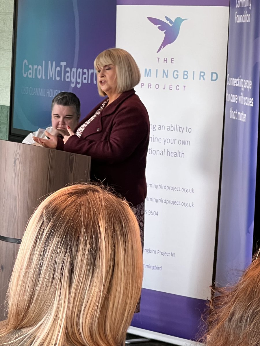 Una Carlin (@carlincreative) on Twitter photo Carol McTaggart, CEO of <a href="/ClanmilHousing/">Clanmil Housing</a> speaking at today’s #ViciousCircle event at PwC addressing problems in the housing system for homeless people in NI. She called for elected representatives to come back together, form a functioning Executive at Stormont and more funding. Carol McTaggart, CEO of <a href="/ClanmilHousing/">Clanmil Housing</a> speaking at today’s #ViciousCircle event at PwC addressing problems in the housing system for homeless people in NI. She called for elected representatives to come back together, form a functioning Executive at Stormont and more funding.
