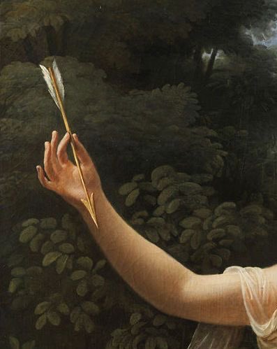 sophrisyne's tweet photo. painting details of arrows https://t.co/P176bHV7Ra