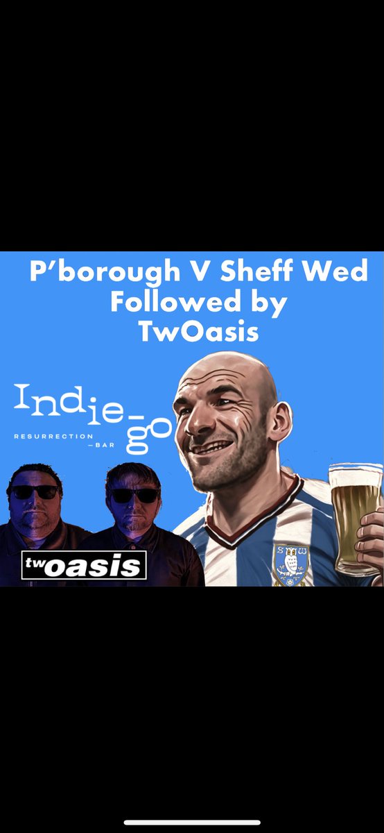 IGResurrection's tweet image. #swfc fans. If you like football, good music and drinks deals galore, we are the spot for you tonight. 

We are showing the match 📺

It will be followed by the best Oasis tribute act in the country - TwOasis 

See you there 🍻