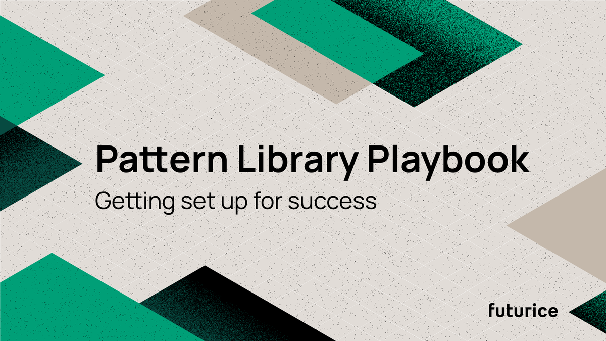 futurice's tweet image. Get some #designops in your life with our guide to the tools and techniques needed to build and manage an effective #Pattern Library. hubs.li/Q01PG1Zq0
