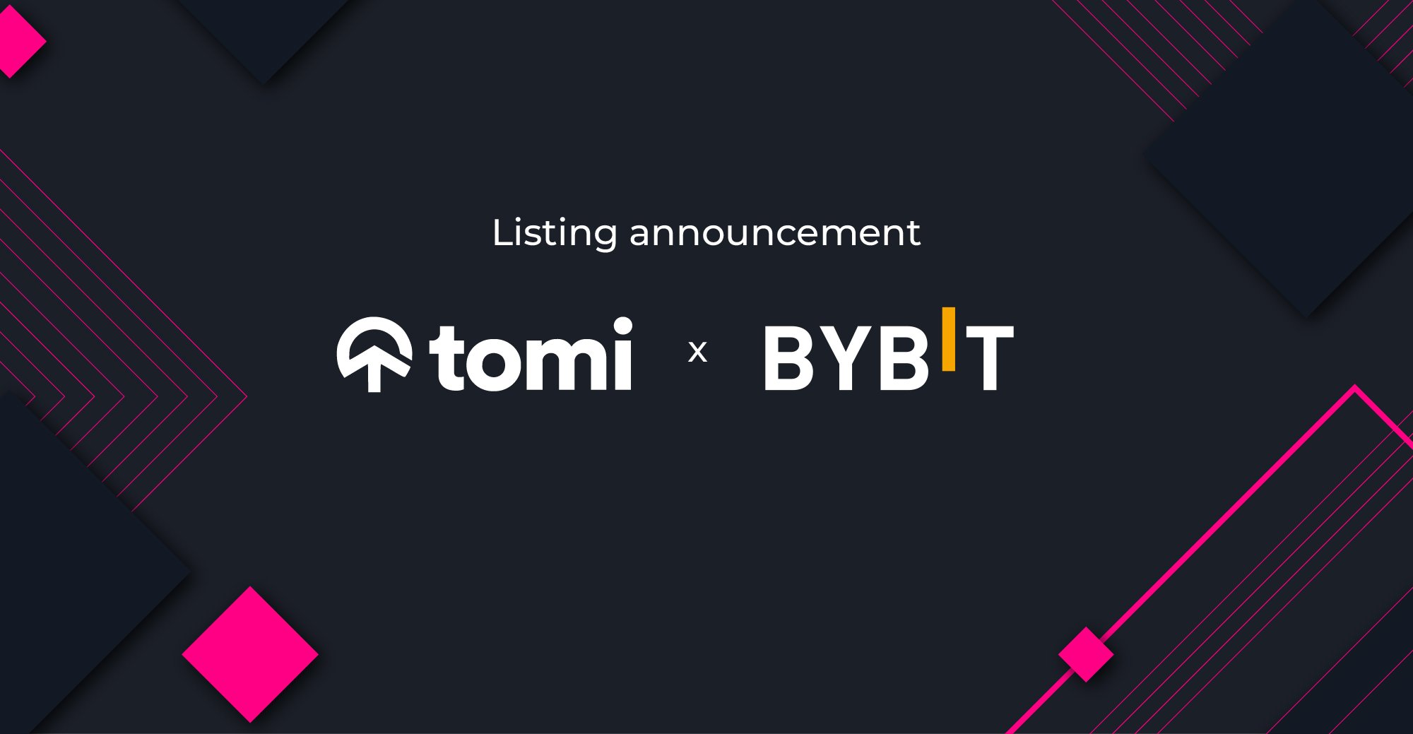 tomi on Twitter: "We're thrilled to officially announce that tomi is ...