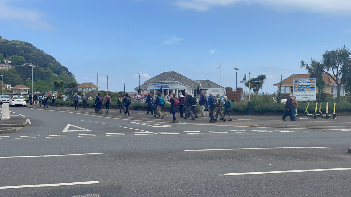 And they are off! Around 25 walkers, plus some dogs heading to walk the The South West Coast Path as part of the Trailblazer walk. 

630 miles of walking over 35 days, ending at Royal William Yard in #Plymouth.

Good luck to everyone taking part!

#trailblazing50 #southwestcoast