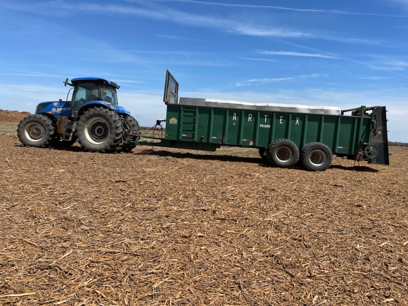 It's a beautiful day on the farm! Spotted in Bakersfield, CA.