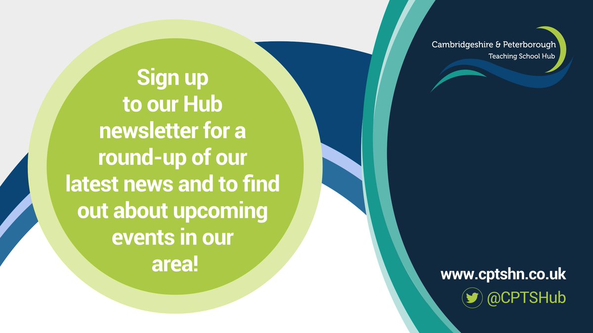 Cambridgeshire & Peterborough Teaching School Hub tweet media