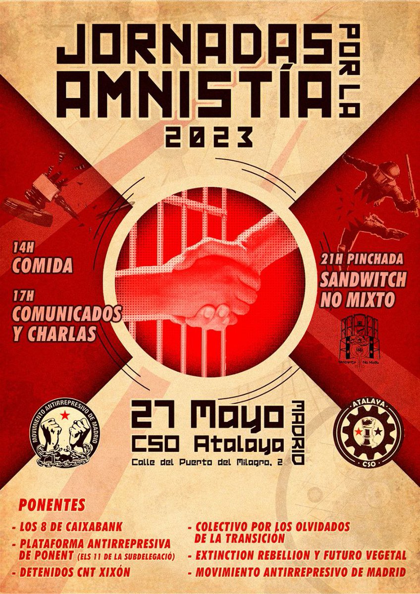 Movimiento Antirrepresivo De Madrid tweet media