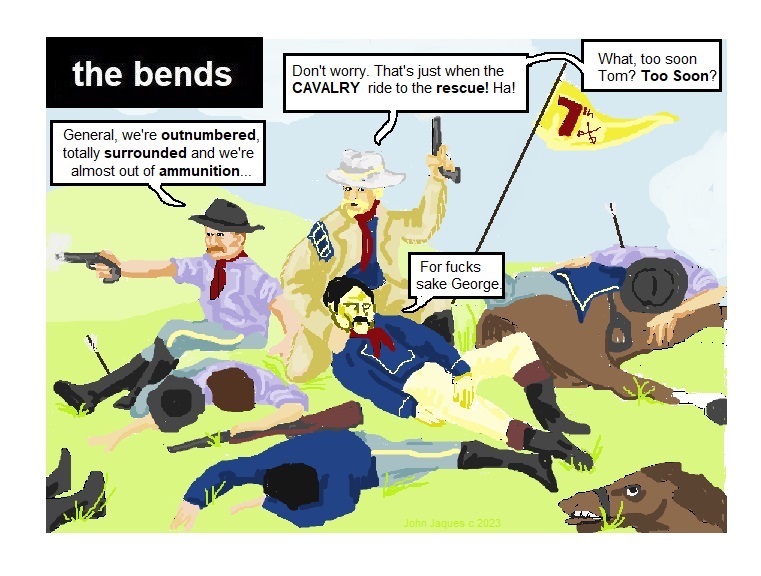 It is widely thought that the defeat of George Armstrong Custer &amp; his 7th Cavalry at the Little Big Horn was largely due to the Generla's arrogance &amp; hubris but I've done some research and it looks like the Lakota Sioux may have had something to do with it.