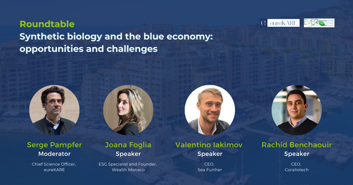 #Event | Last call to join! Our roundtable on #syntheticbiology and the #blueeconomy is going to start shortly at 1PM. See you there! 
@wealthmonaco | <a href="/ValentinoIakim1/">Valentino Iakimov</a> | <a href="/coraliotech/">Coraliotech</a>