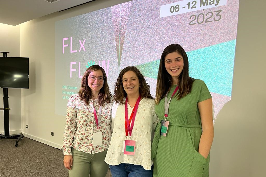 Our group members Ana Tomás and @patMSilva_  participated in the 4th #FLxFlow course at @ChampalimaudF. This event was organized by @FlxflowN, a Portuguese network for #FlowCytometry from which Mariana Fernandes, head of our FC facility, is the @IMMolecular representative!