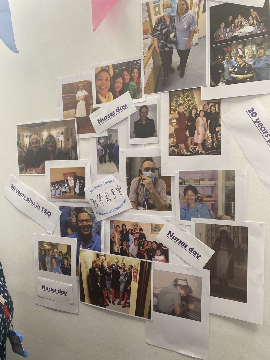Celebrating nurses who have in T&amp;O over 20 years on #IND ⁦<a href="/UHSFT/">University Hospital Southampton 💙</a>⁩