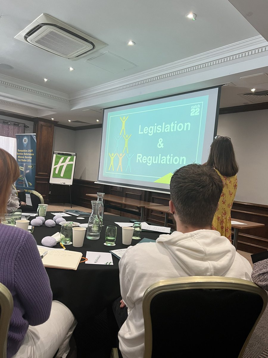 In Guildford today for our Substance Misuse Services Best Practice event with <a href="/Catch22YPSM/">Catch22 Surrey</a>  <a href="/TeamMerton/">Catch22 Merton, Risk and Resilience Service</a>  listening to our lovely <a href="/cseworker/">SarahCatch22</a> discussing #vaping research #bestpractice #substancemisuse #under18 #under25