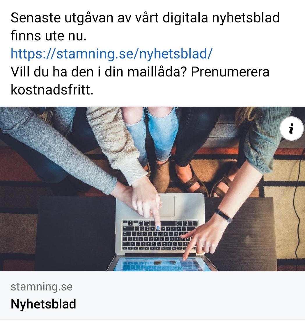 Senaste utgåvan av vårt digitala nyhetsblad finns ute nu. 
stamning.se/nyhetsblad/
Vill du ha den i din maillåda? Prenumerera kostnadsfritt.
#stamning #nyhetsblad