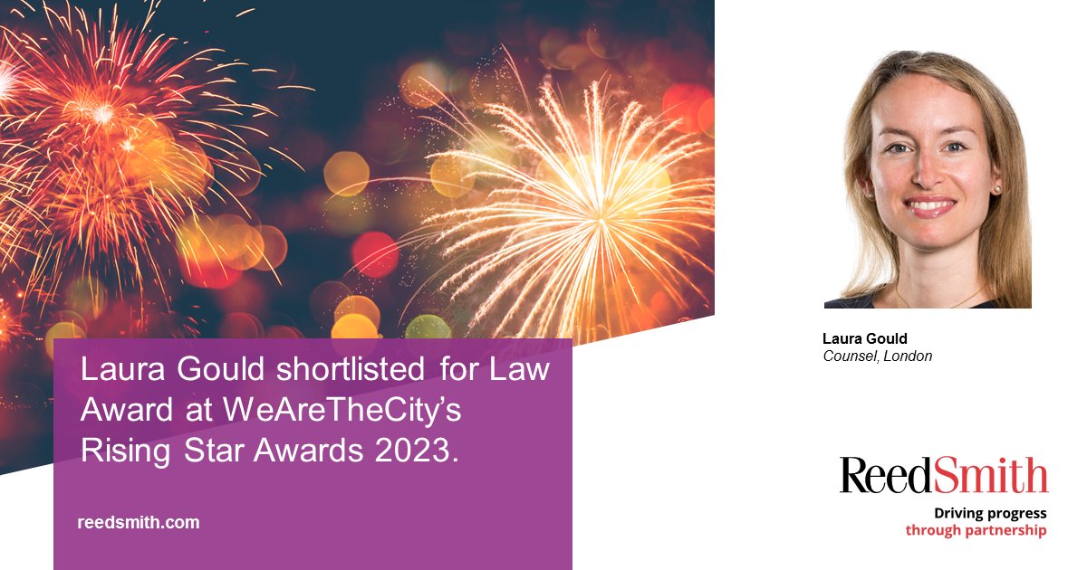 We’re delighted that Laura Gould, Tax Counsel in our London office is has been shortlisted in the Law category at <a href="/WeAreTheCity/">WeAreTheCity</a> Rising Star Awards 2023. 

Read more about the awards and vote for Laura below:
wearethecity-risingstars.com/rising-stars-s…