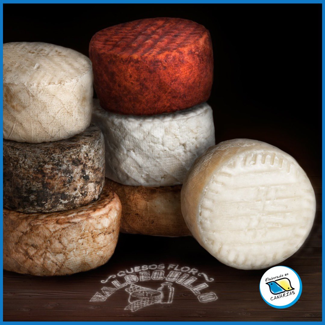 🤩¡Hay  #QuesosFlorValsequillo de todo tipo!
🧀Desde frescos hasta los curados, pasando por una gama de semicurados, con pimentón, gofio y ahumados.
😋Y damos fe de que están todos riquísimos, ¿cuál es tu favorito?

#ElaboradoenCanarias
#SiComprasElaboradoAquiVuelveaTi