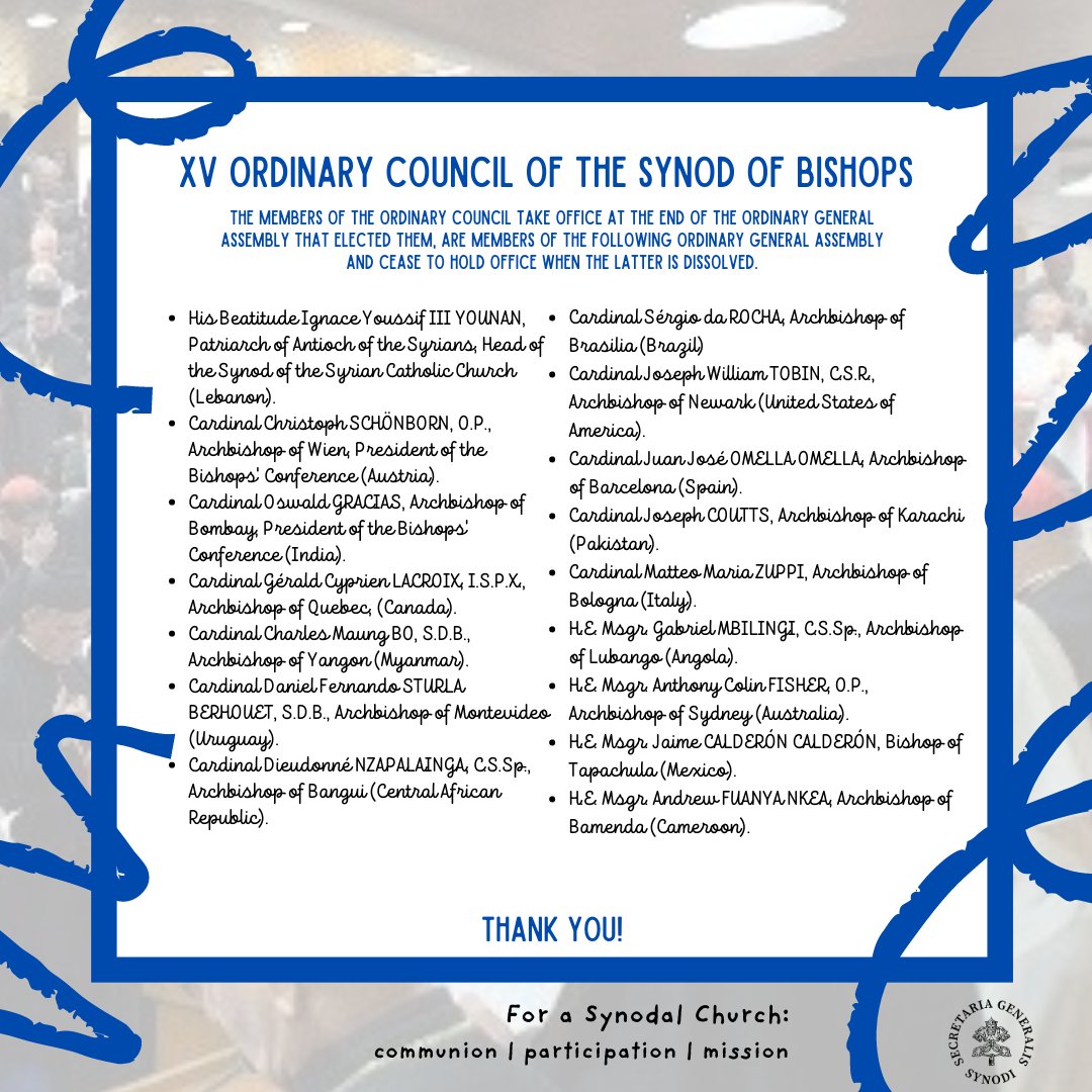 Synod_va's tweet photo. The Instrumentum Laboris and the assembly's methodology have been reviewed, amended, and approved by the 15th Ordinary Council of the General Secretariat of the Synod. Check out the link to learn more https://t.co/NL5QGyuKTH
#synodality #workingdocument #synod https://t.co/eSl6gGb2V5