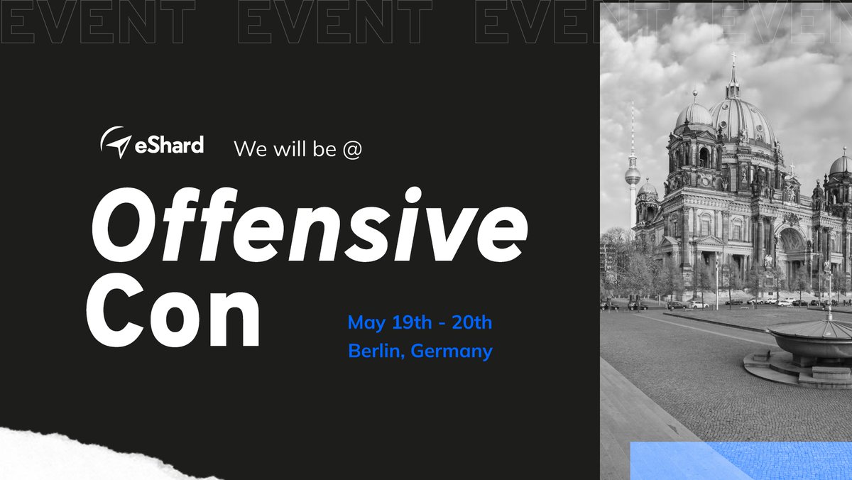 eshard's tweet photo. Get ready, Berlin! 🔥 We're counting down the days until the @offensive_con 🇩🇪
Join us for an exclusive look at how offensive and defensive techniques can enhance the cybersecurity of your business. Don't miss out! 
#cybersecurity #OffensiveCon #hacking https://t.co/zwjNK3v9yT